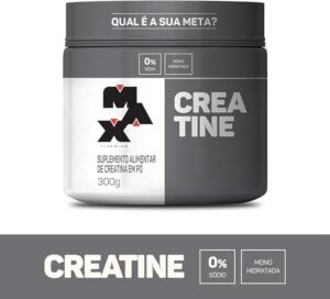 Max Titanium Creatina - Suplemento alimentar de creatina em pó, 300g