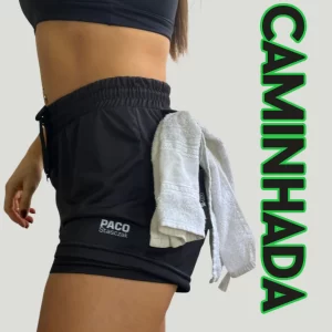 Short 2 em 1 Feminino Bermuda Dryfit Dupla Para Treino Academia Corrida e Outros Esportes Lançamento